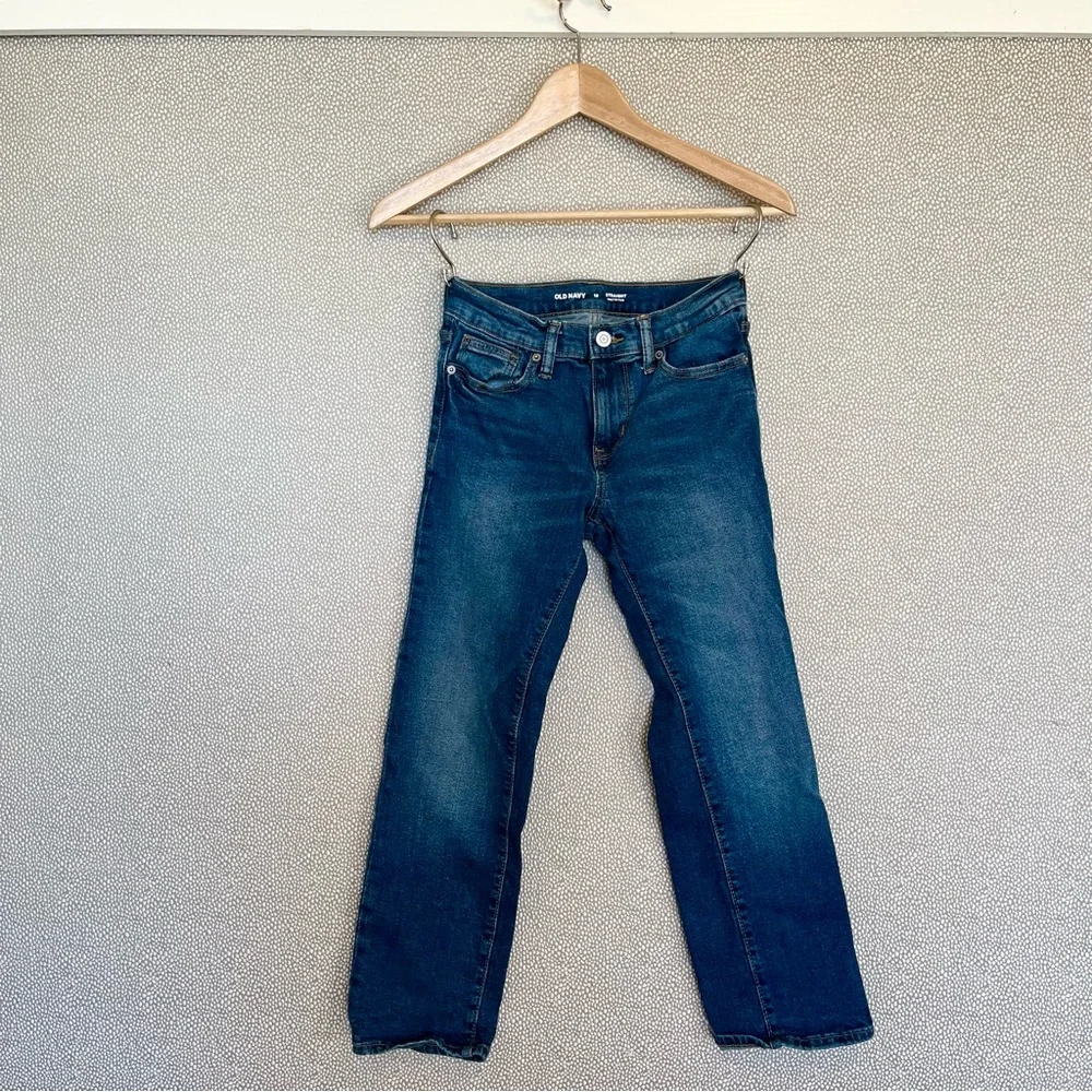 10 Boys Old Navy Straight Denim Blue Jeans